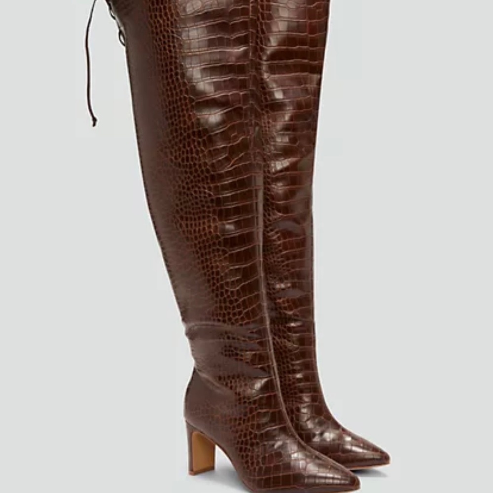 FTF X NADIA Thigh high wide boots